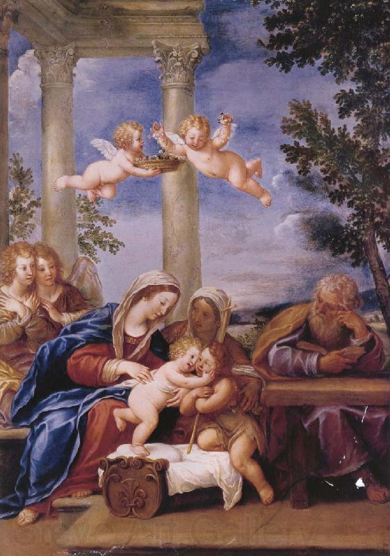 ALBOTTO  Francesco Sacra famiglia Norge oil painting art